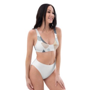 Recycled high-waisted bikini