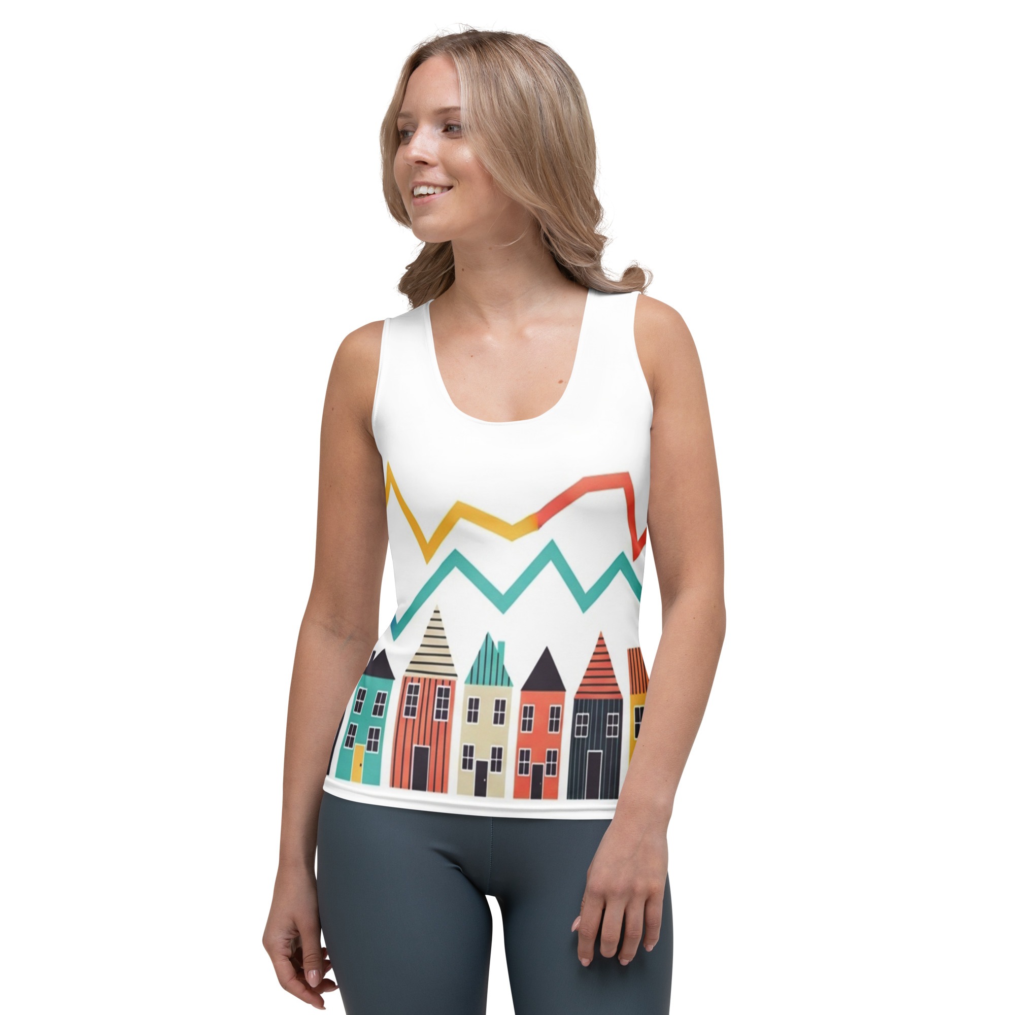 Sublimation Cut & Sew Tank Top - Image 2