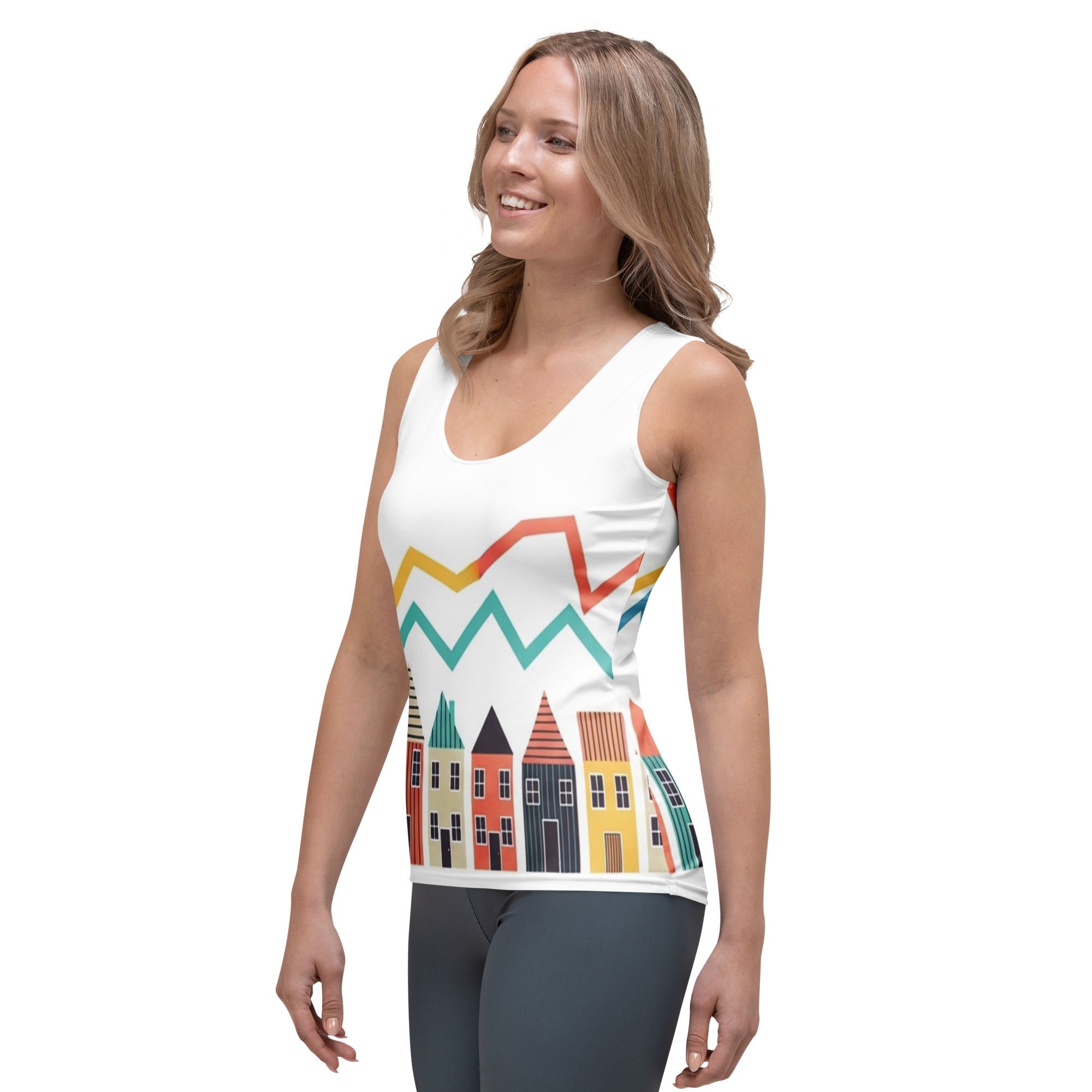 Sublimation Cut & Sew Tank Top - Image 4