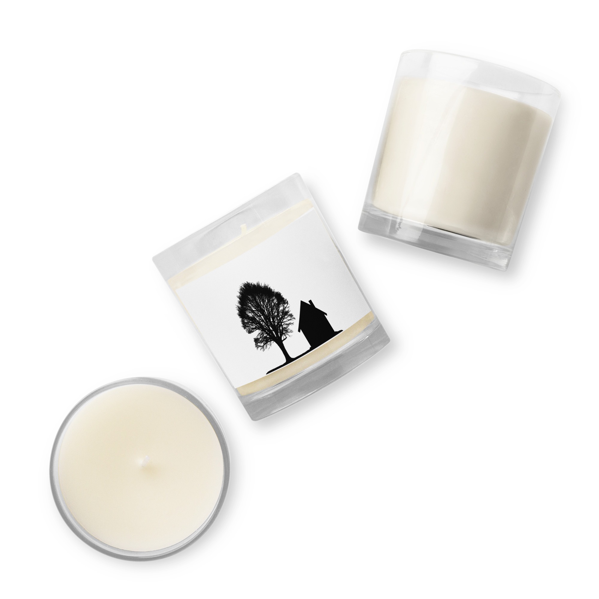Glass jar soy wax candle - Image 2