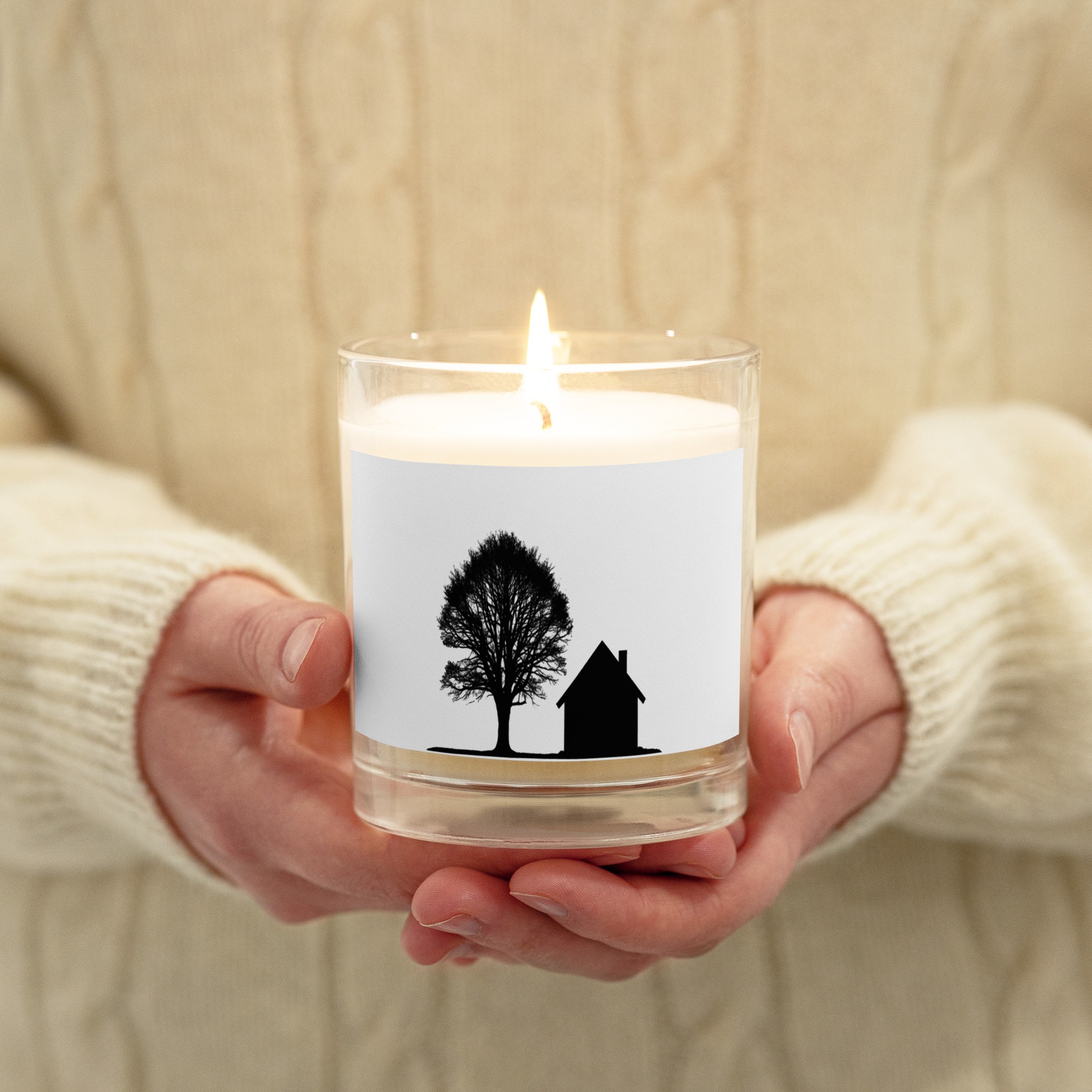 Glass jar soy wax candle - Image 4