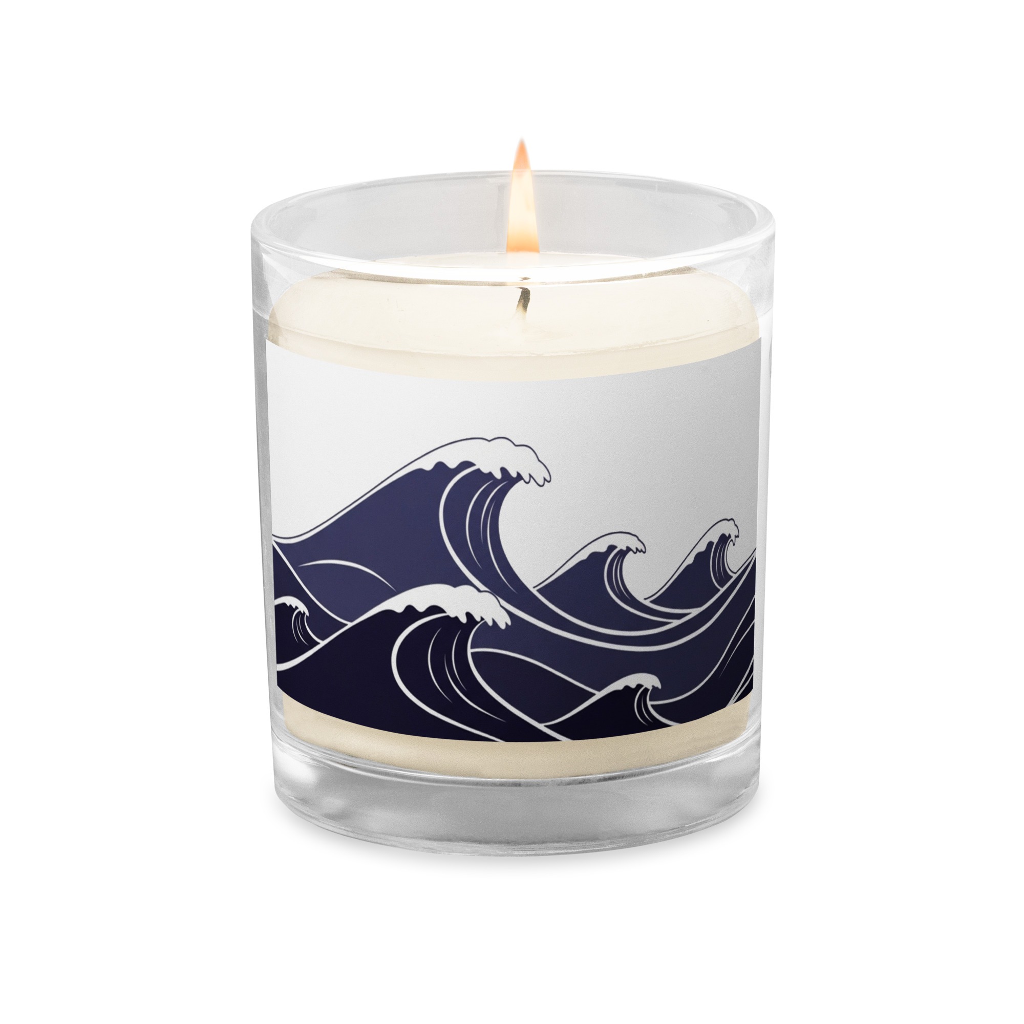 Glass jar soy wax candle - Image 2