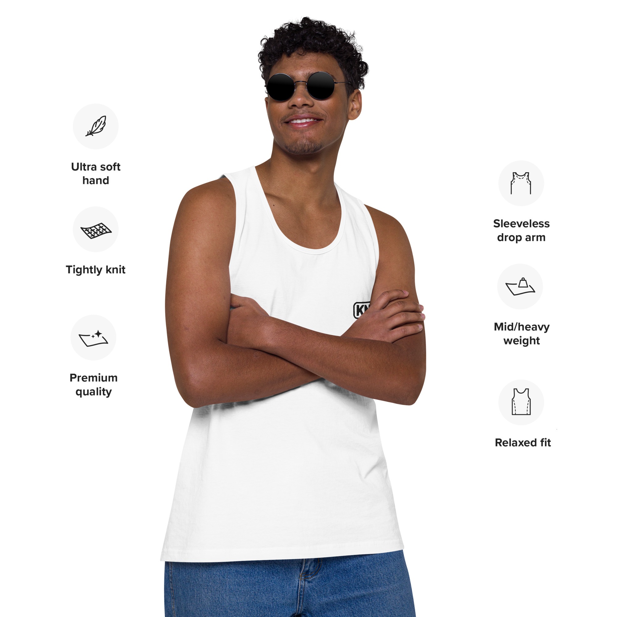 Men’s premium tank top - Image 3