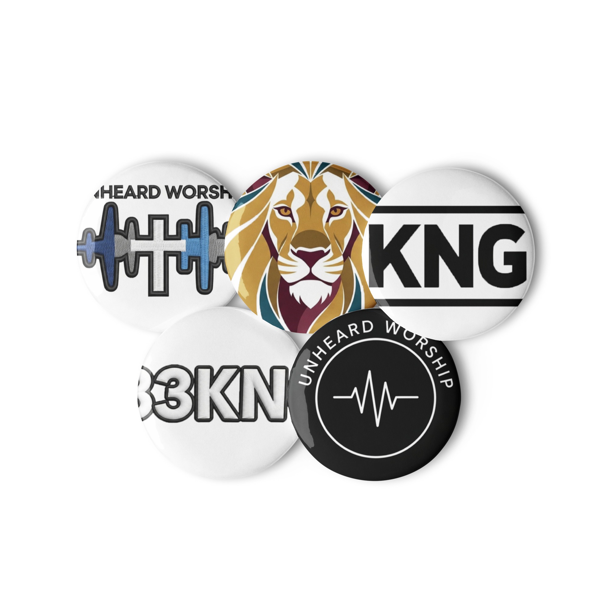 Set of pin buttons - Image 2