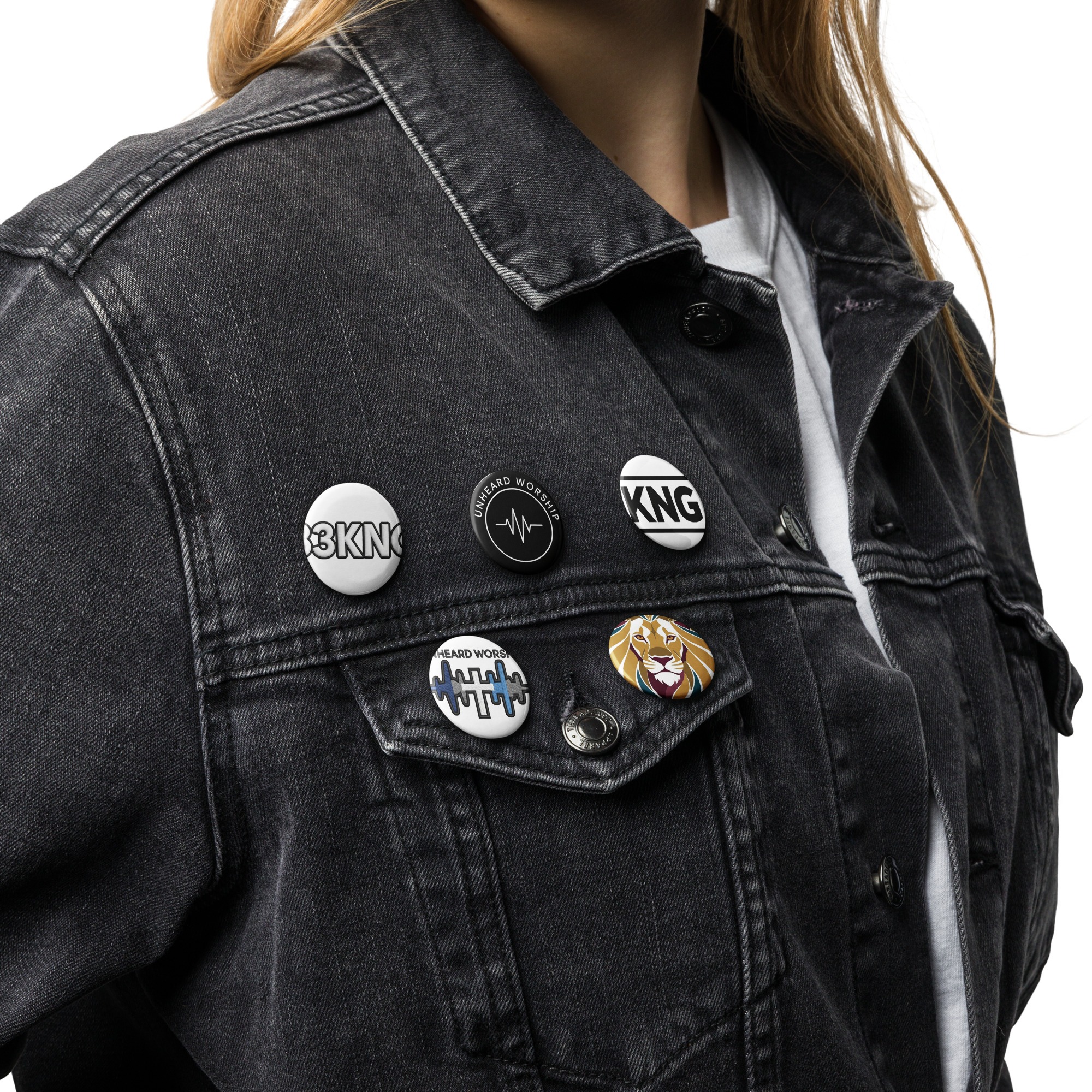 Set of pin buttons - Image 3