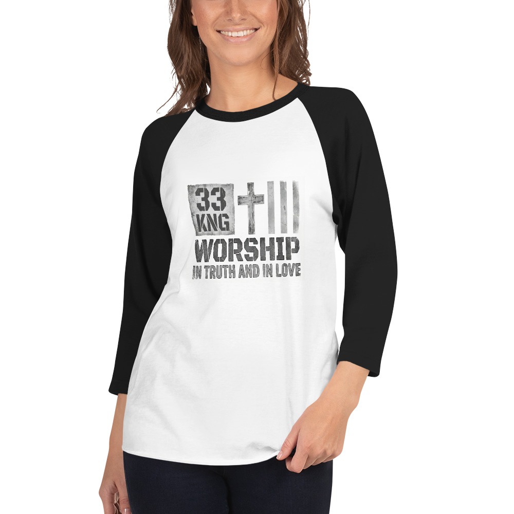 3/4 sleeve raglan shirt - Image 2