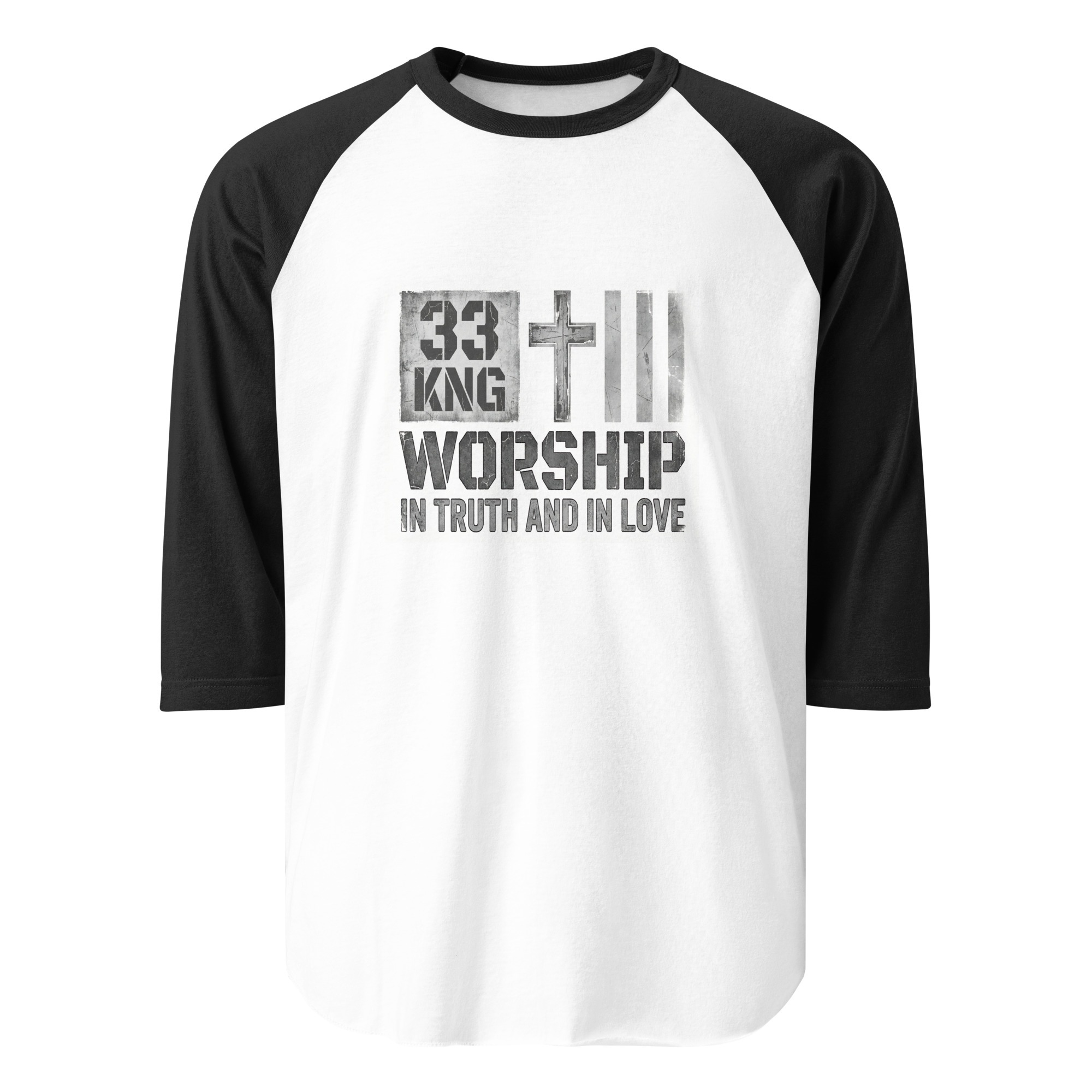 3/4 sleeve raglan shirt