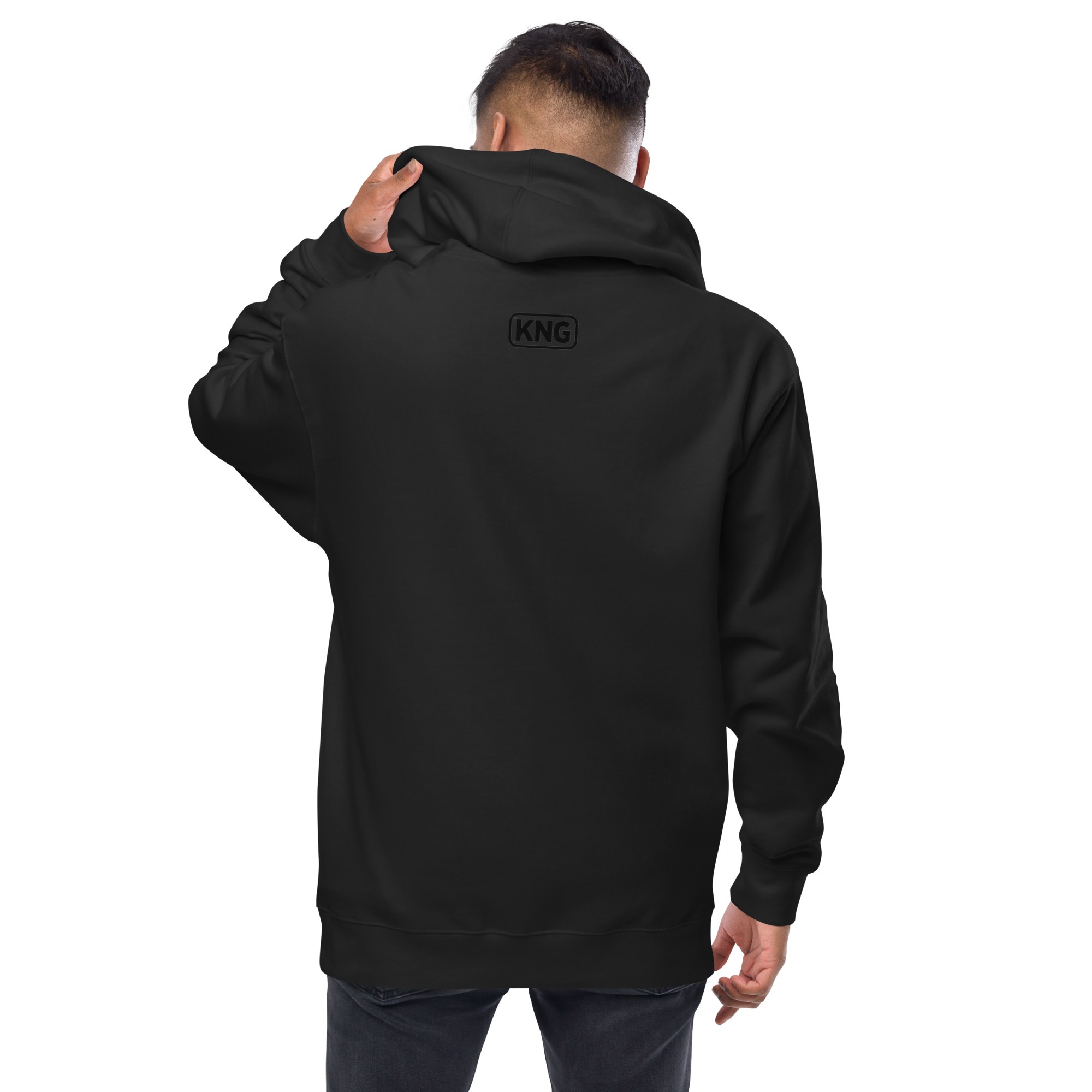 Unisex fleece zip up hoodie - Image 3