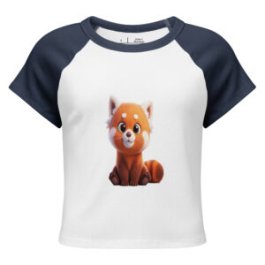 Women’s micro rib raglan baby tee