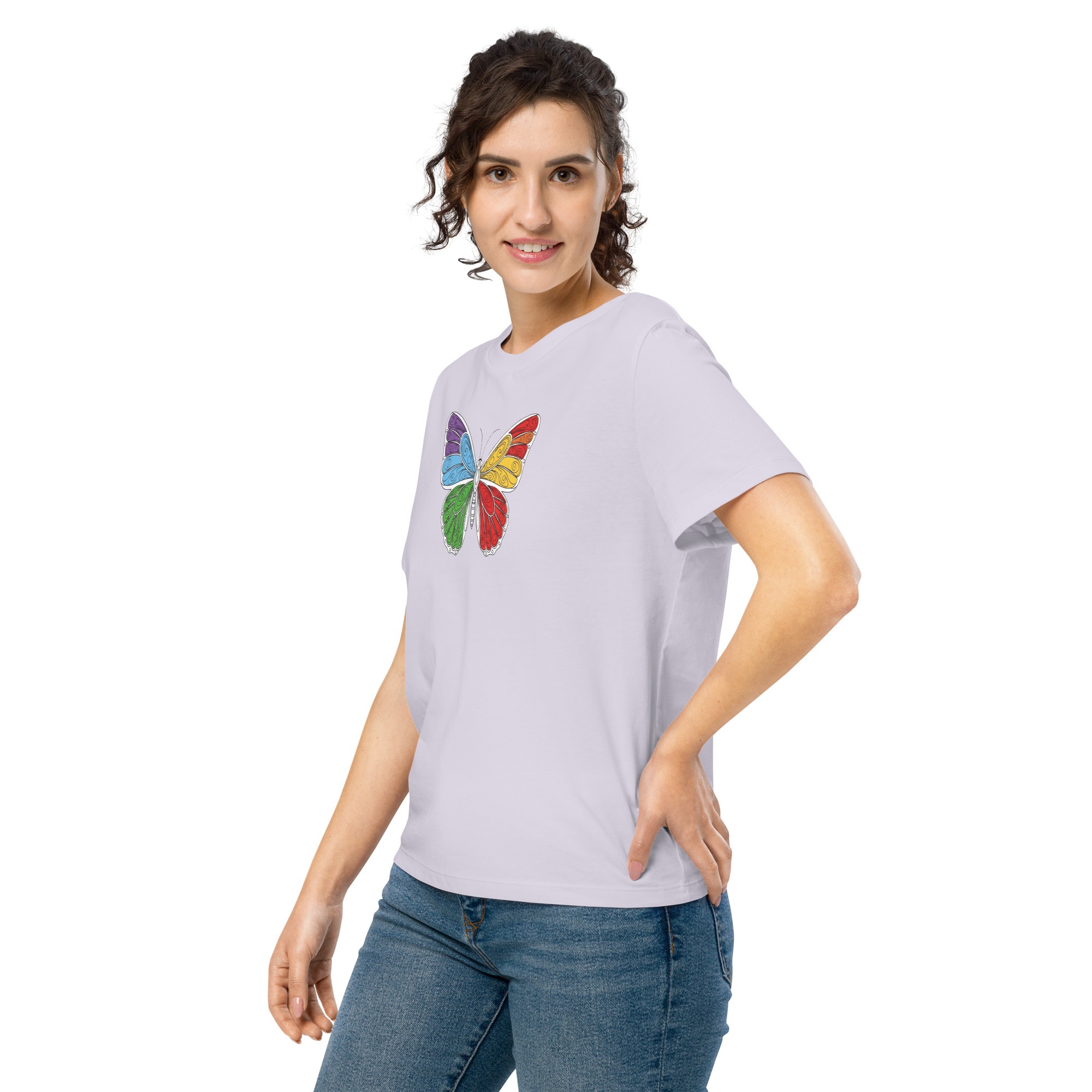 Women’s organic ribbed neck t-shirt - Image 4