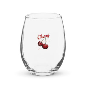 Stemless wine glass